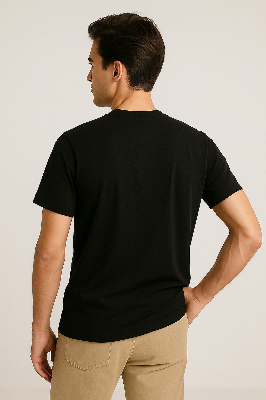 PoshFlair Classic Round Neck T-Shirt