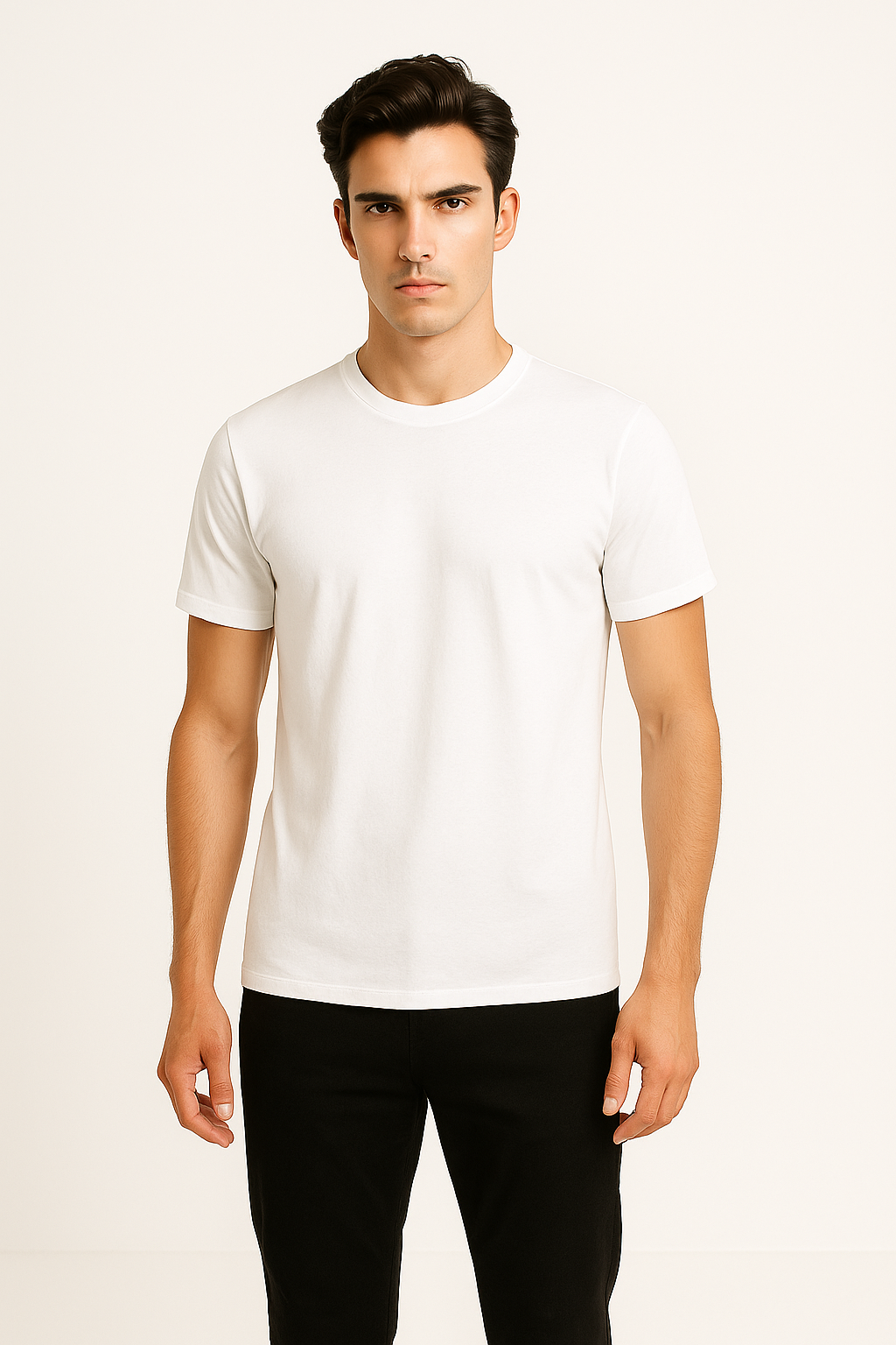 PoshFlair Classic Round Neck T-Shirt