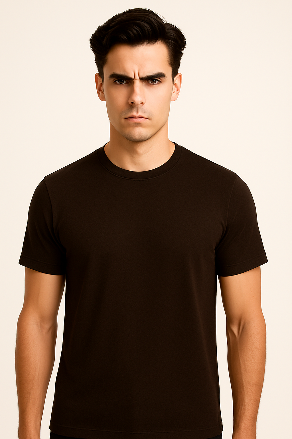 PoshFlair Classic Round Neck T-Shirt