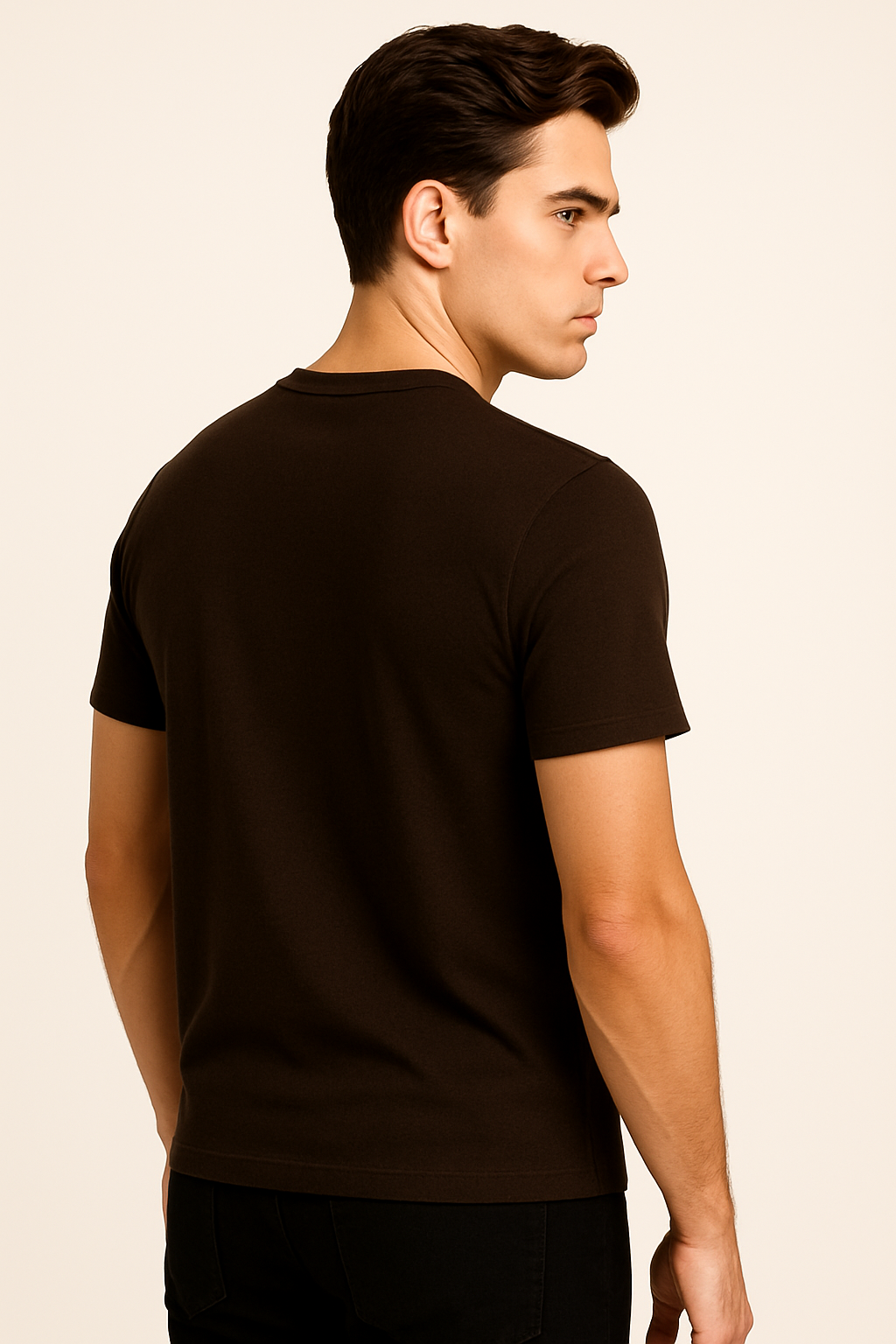 PoshFlair Classic Round Neck T-Shirt