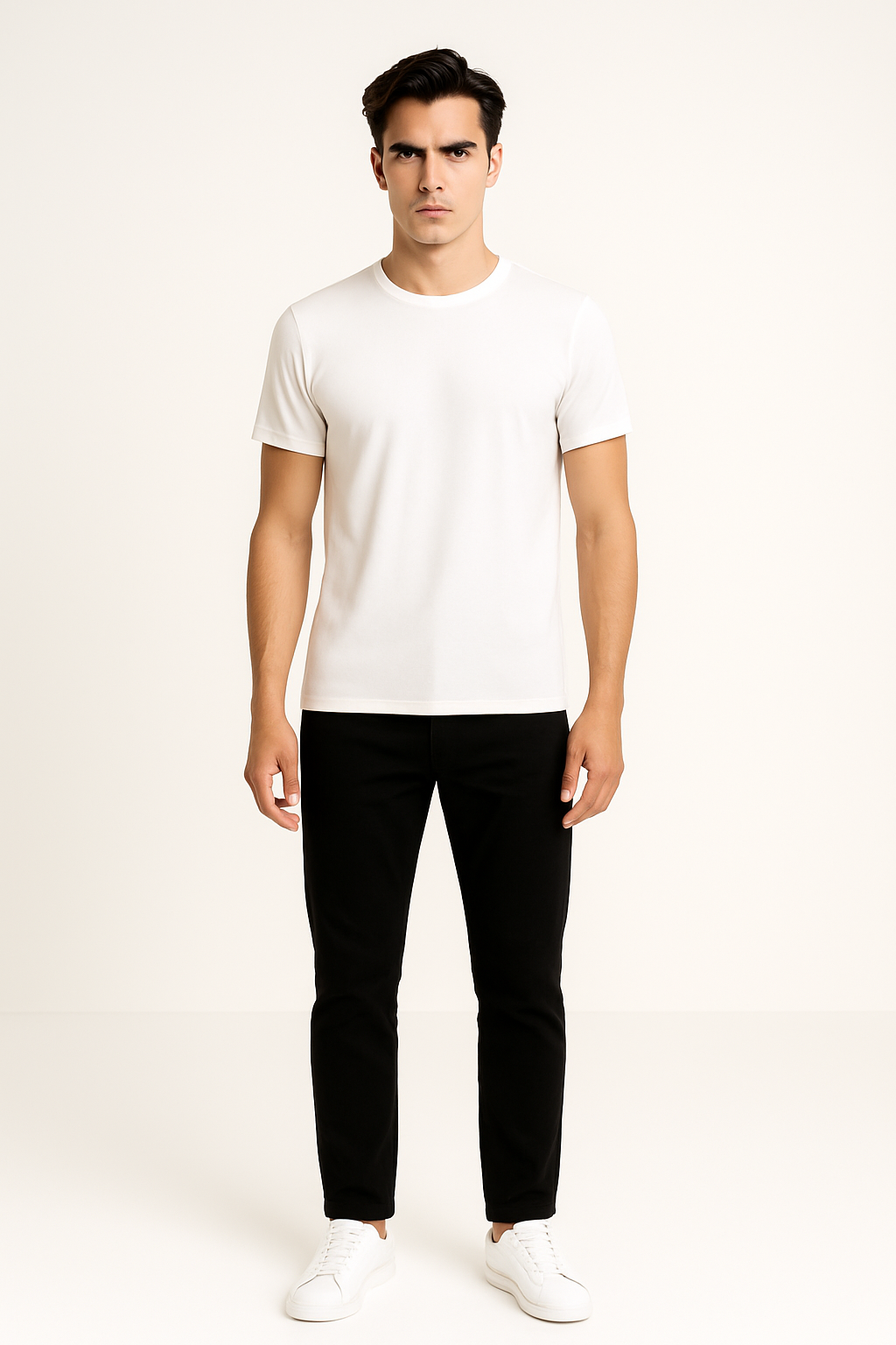 PoshFlair Classic Round Neck T-Shirt
