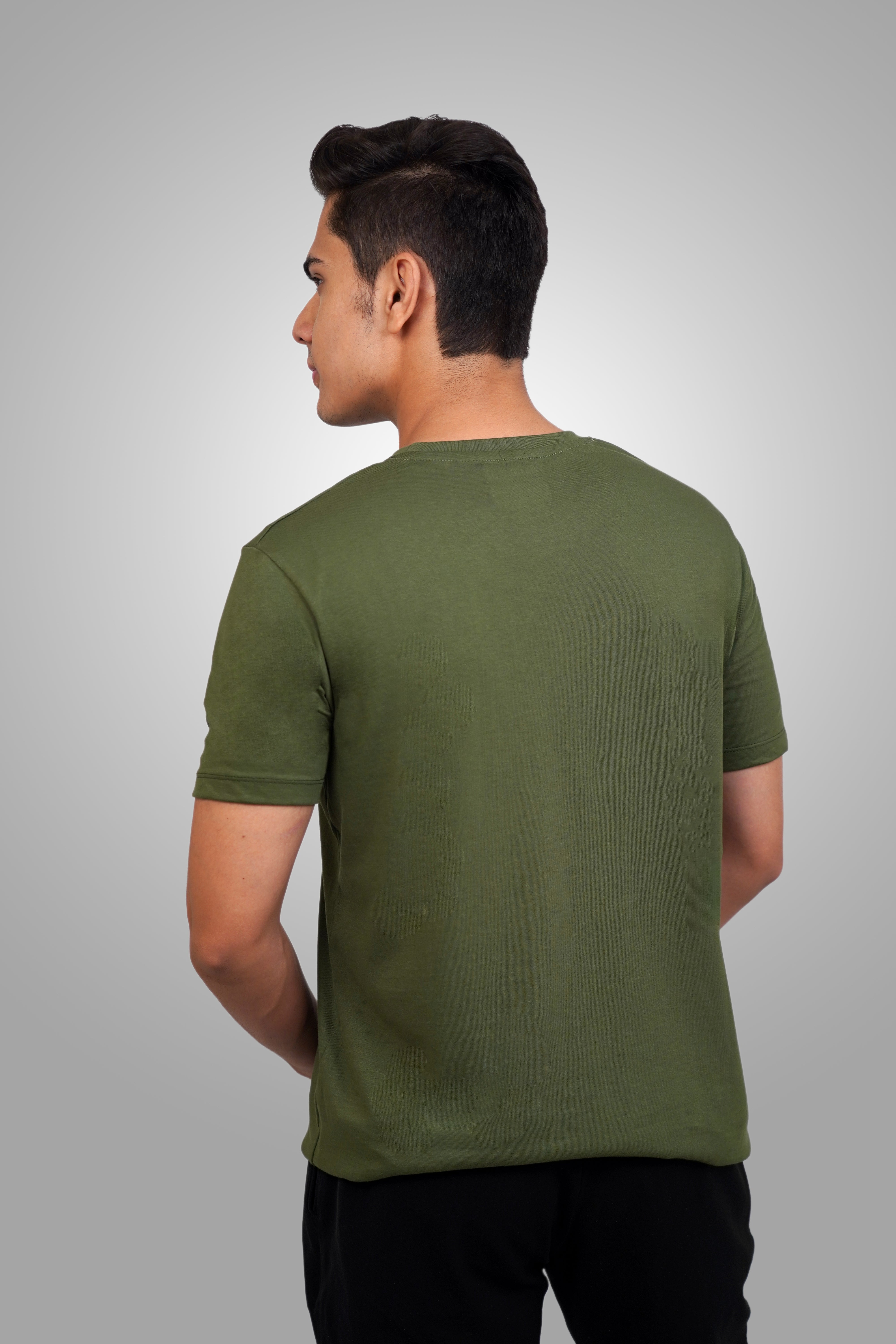 PoshFlair Classic Round Neck T-Shirt