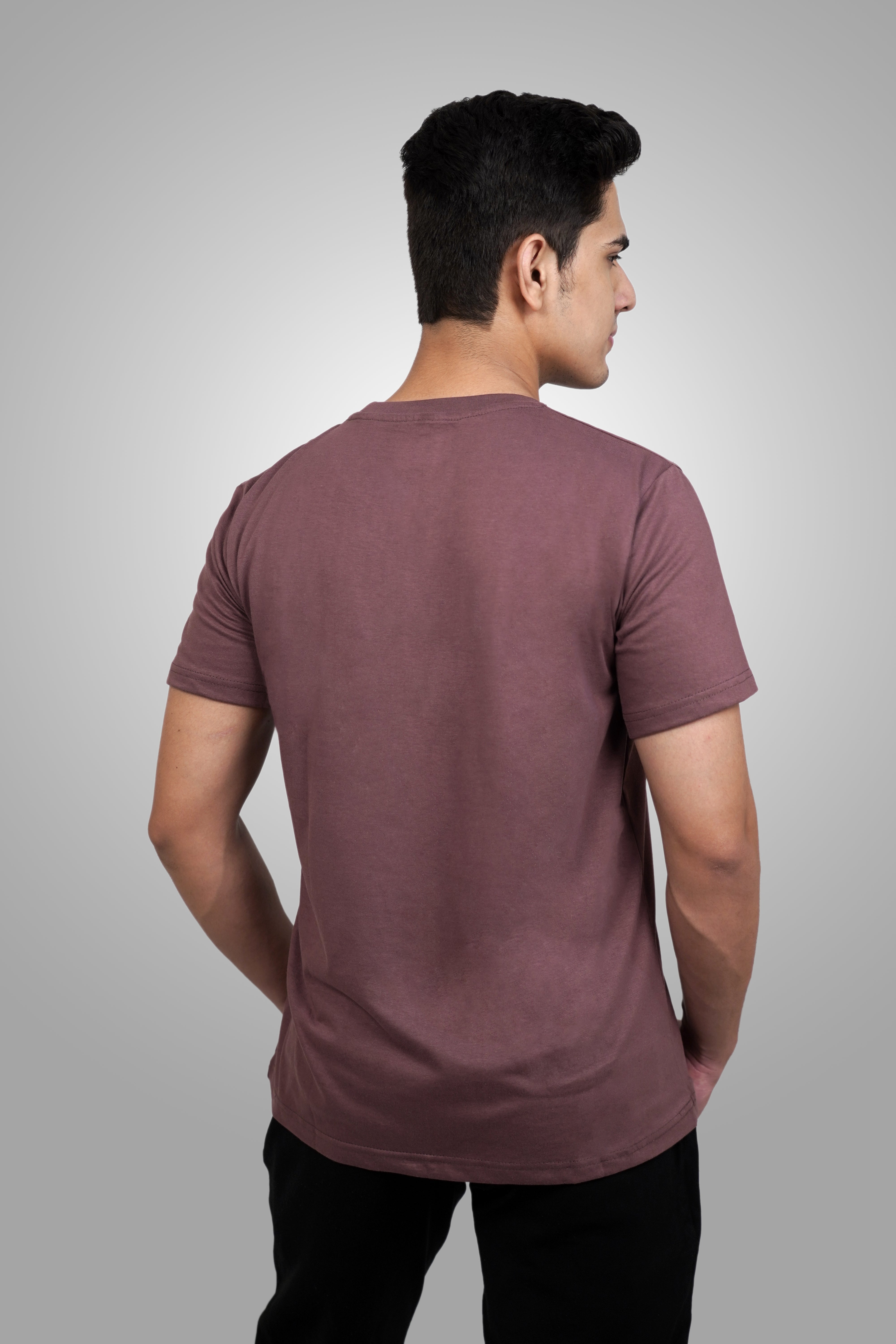 PoshFlair Classic Round Neck T-Shirt