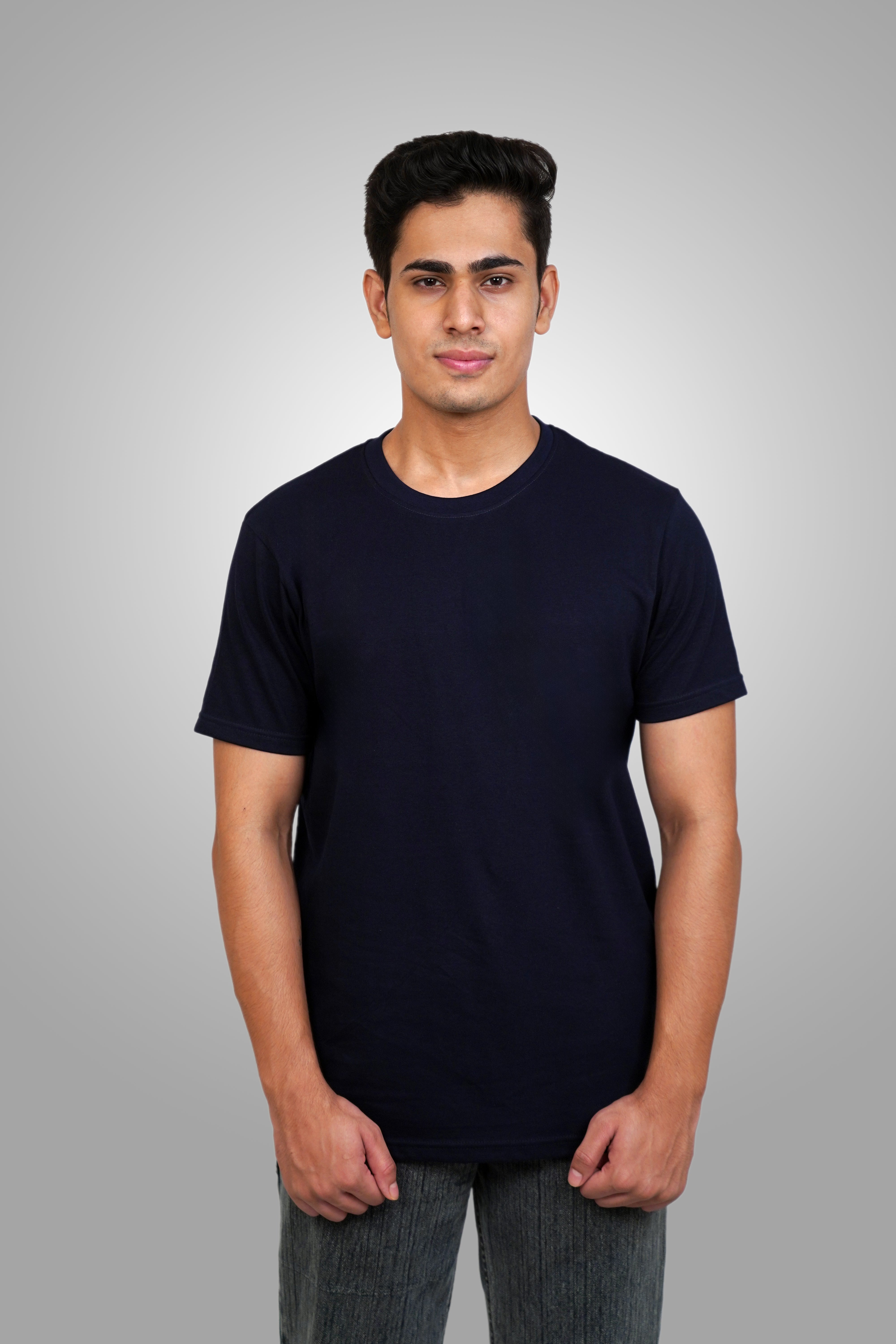PoshFlair Classic Round Neck T-Shirt
