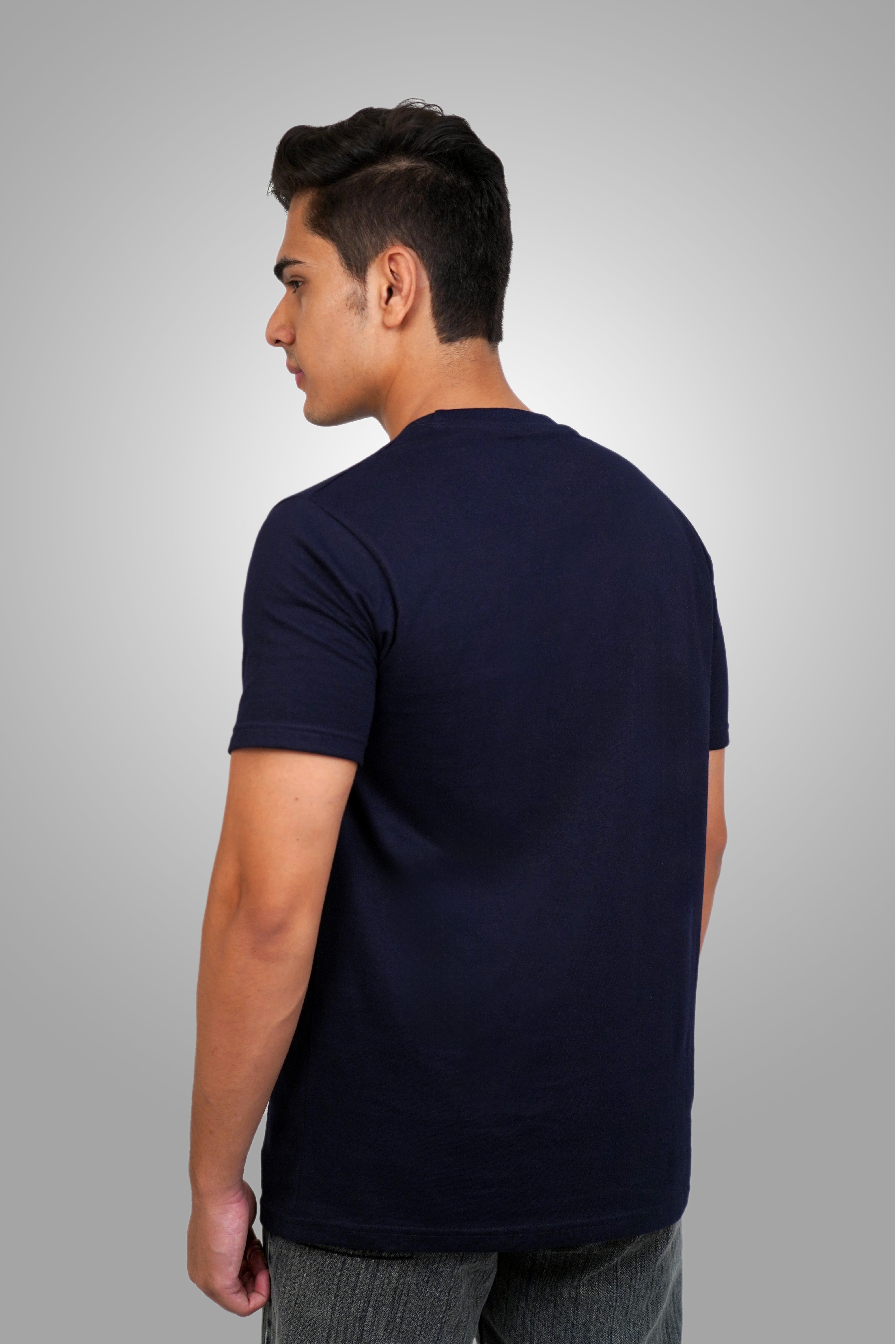 PoshFlair Classic Round Neck T-Shirt