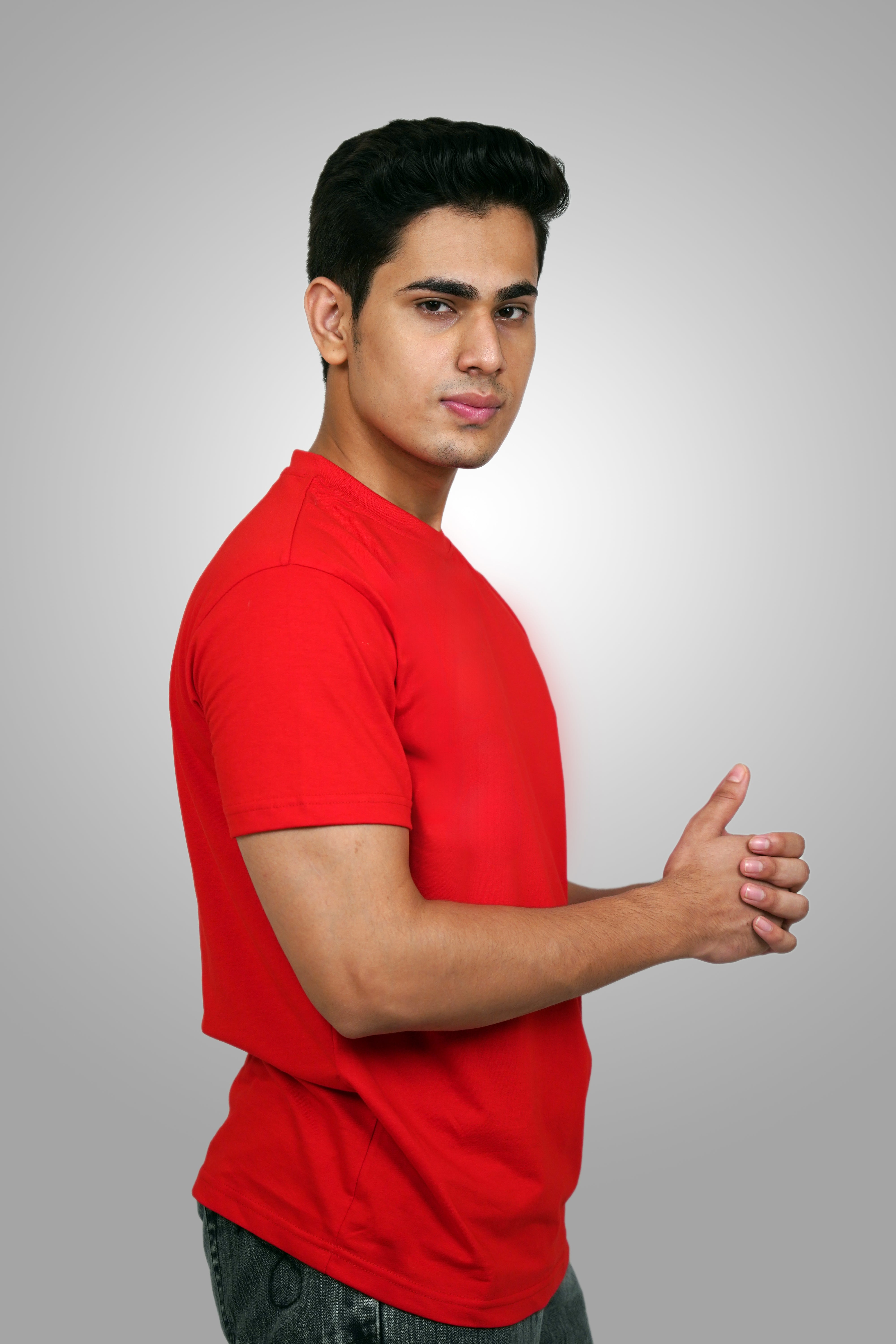 PoshFlair Classic Round Neck T-Shirt