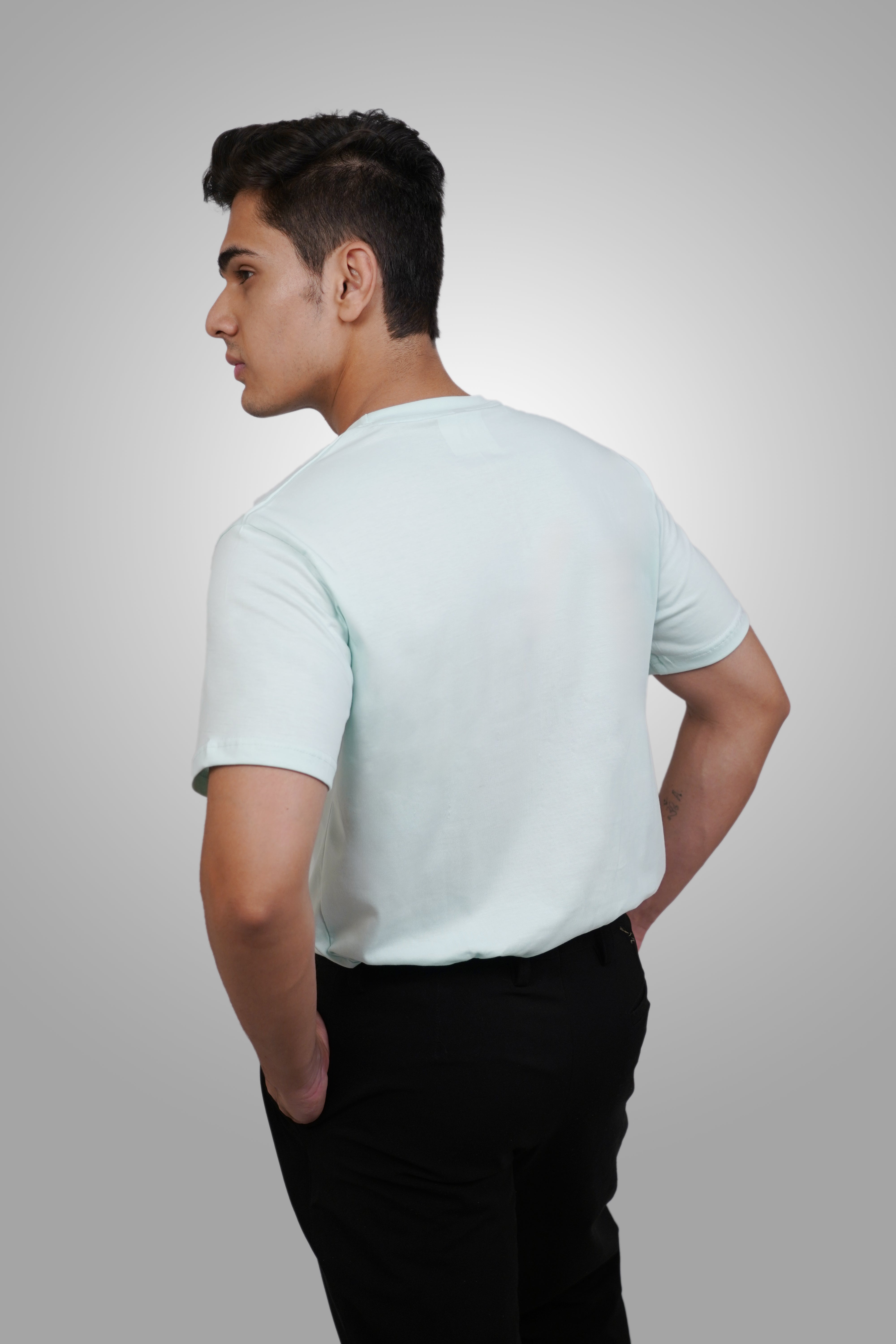 PoshFlair Classic Round Neck T-Shirt