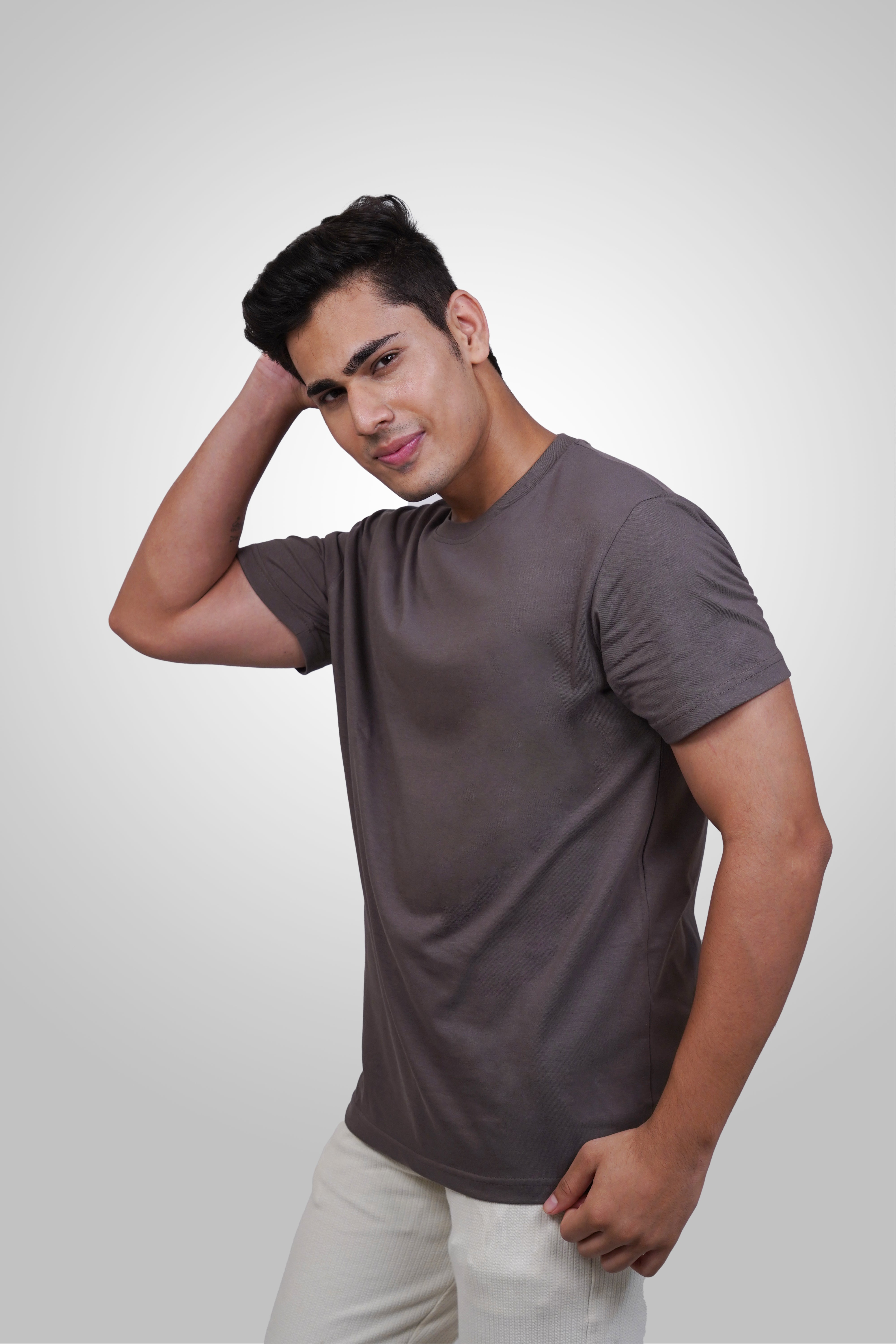 PoshFlair Classic Round Neck T-Shirt