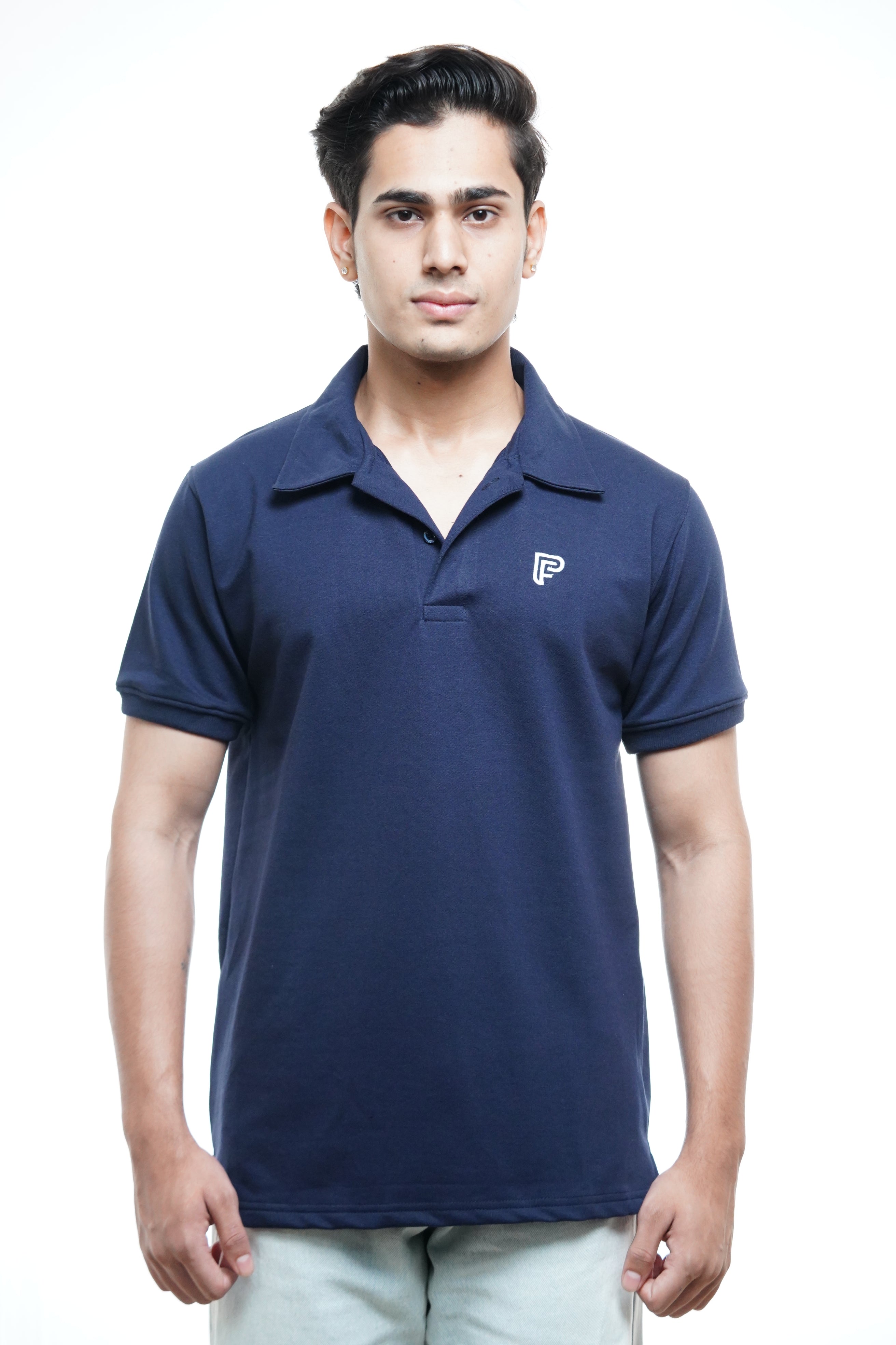 Men's Half Sleeve Poshflair Embroidery Polo t-shirt