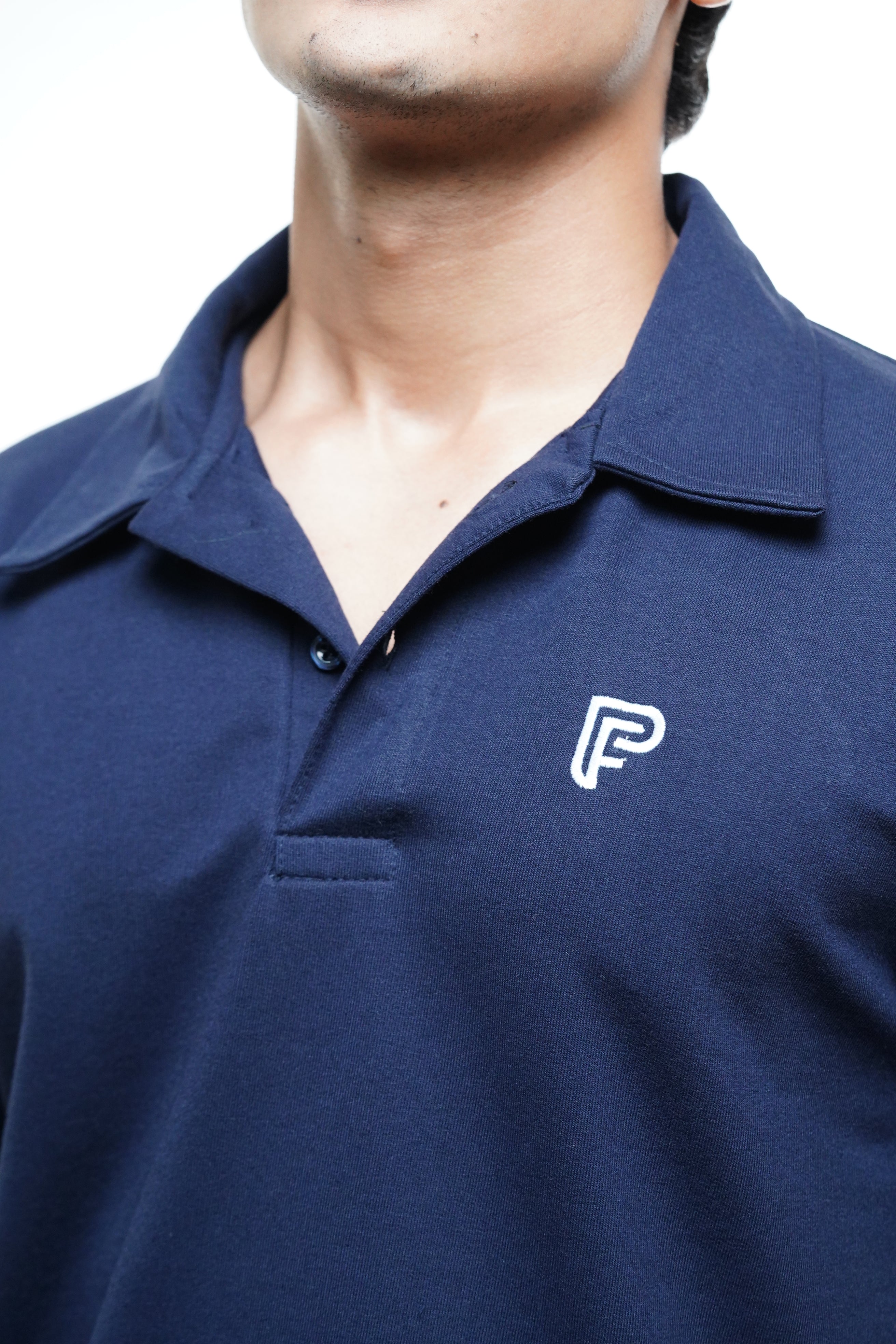 Men's Half Sleeve Poshflair Embroidery Polo t-shirt