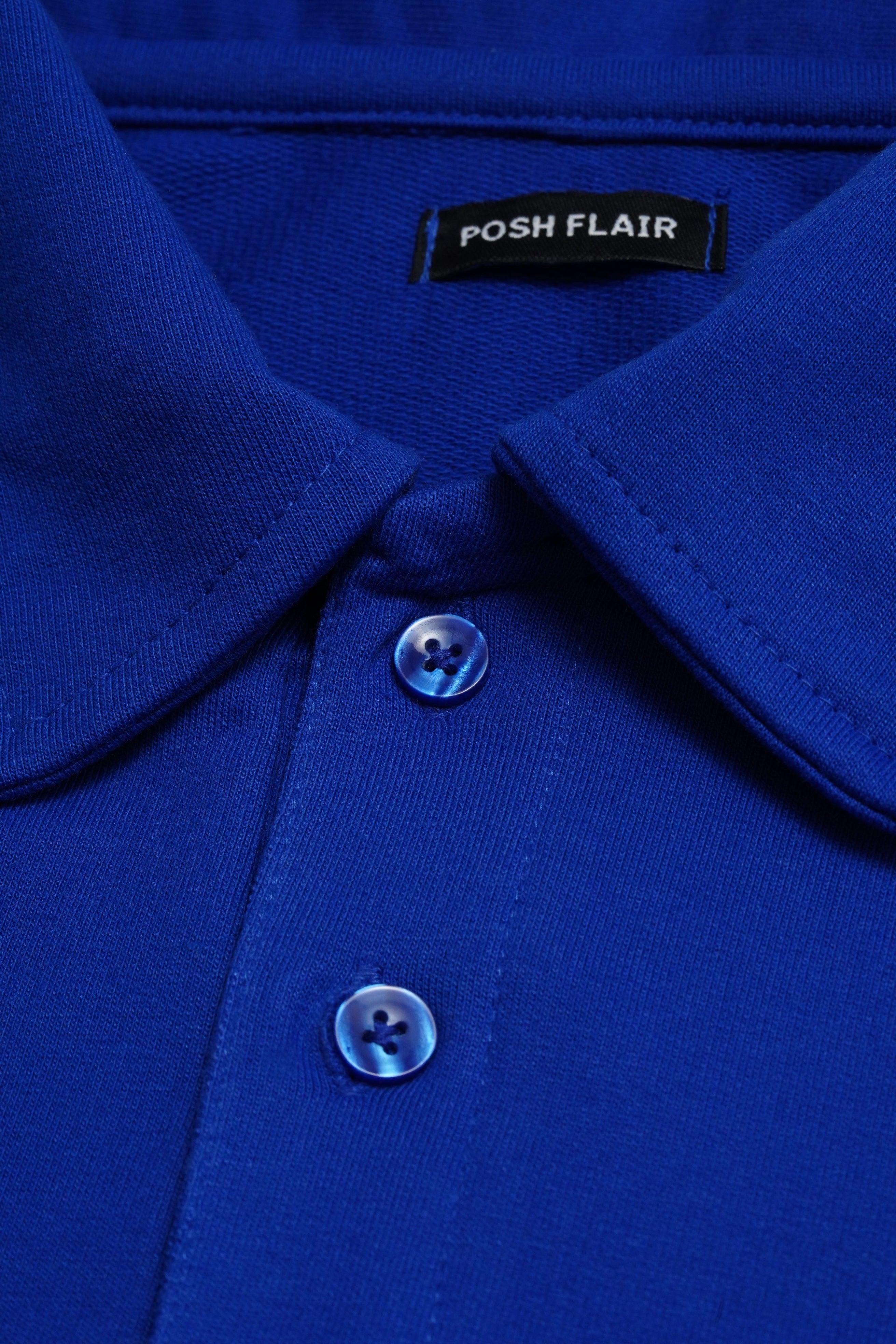 Men's Full Sleeve's Polo Puff T-shirt