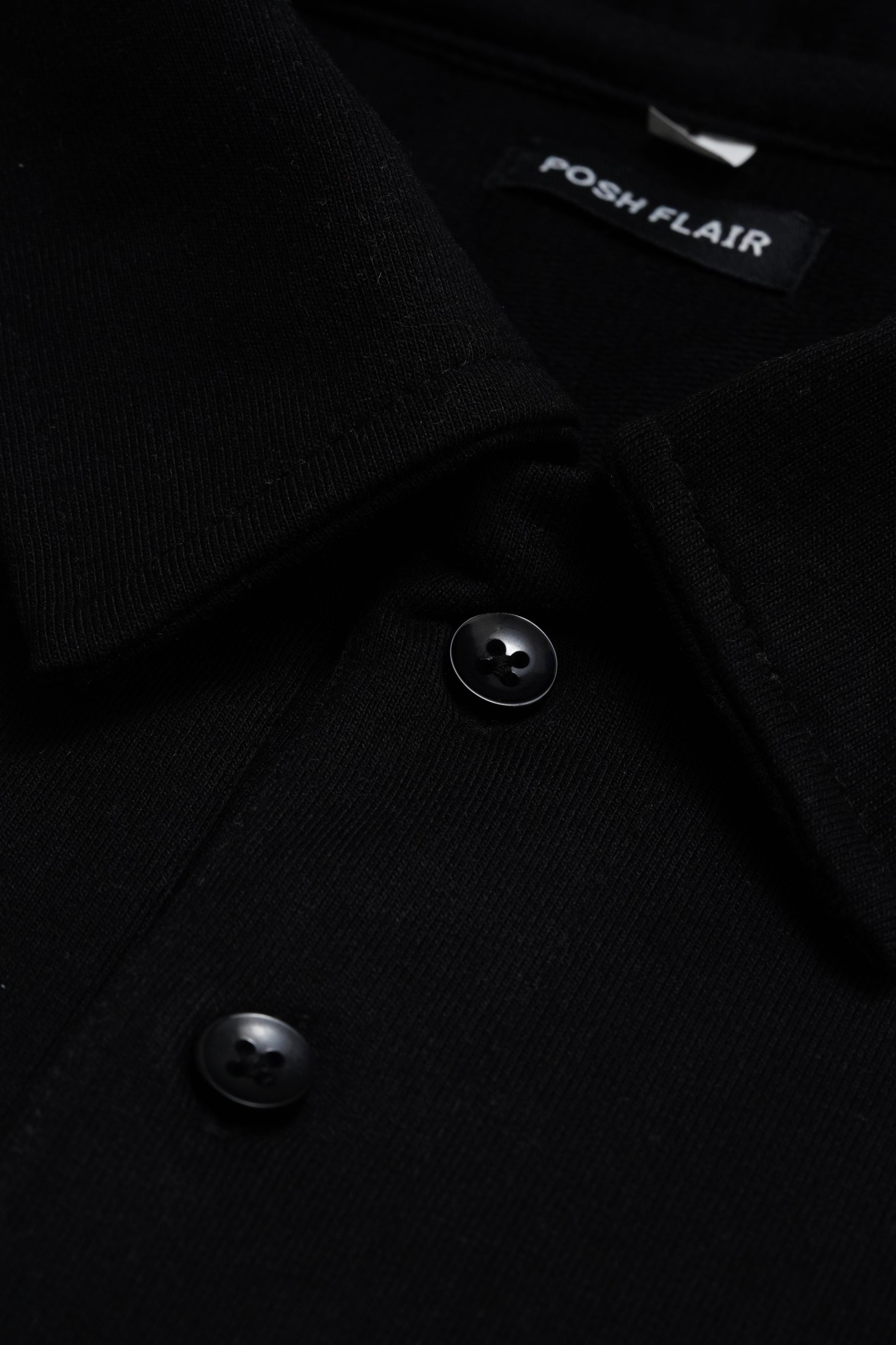 Men's Full Sleeve's Polo Puff T-shirt