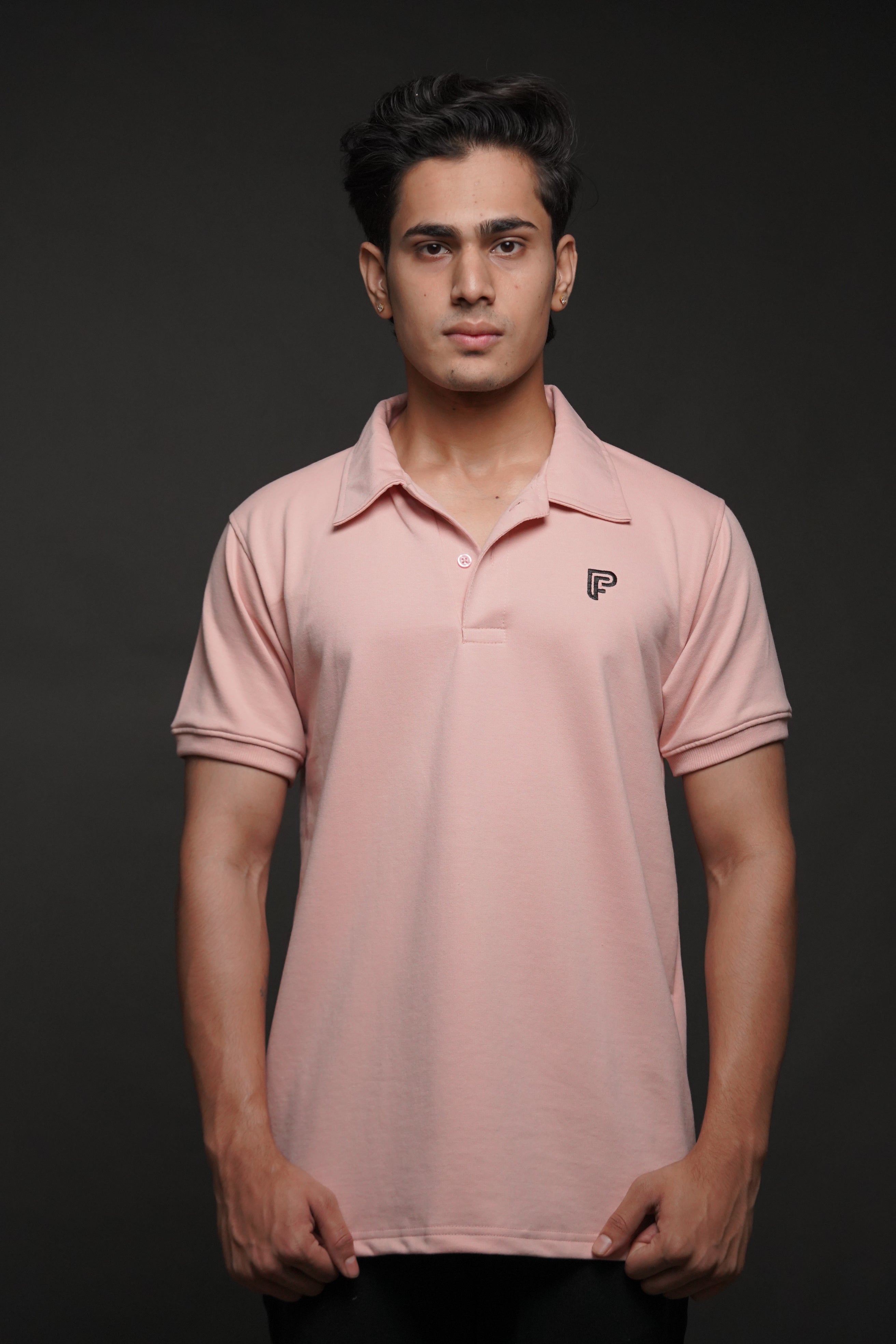 Men's Half Sleeve Poshflair Embroidery Polo t-shirt
