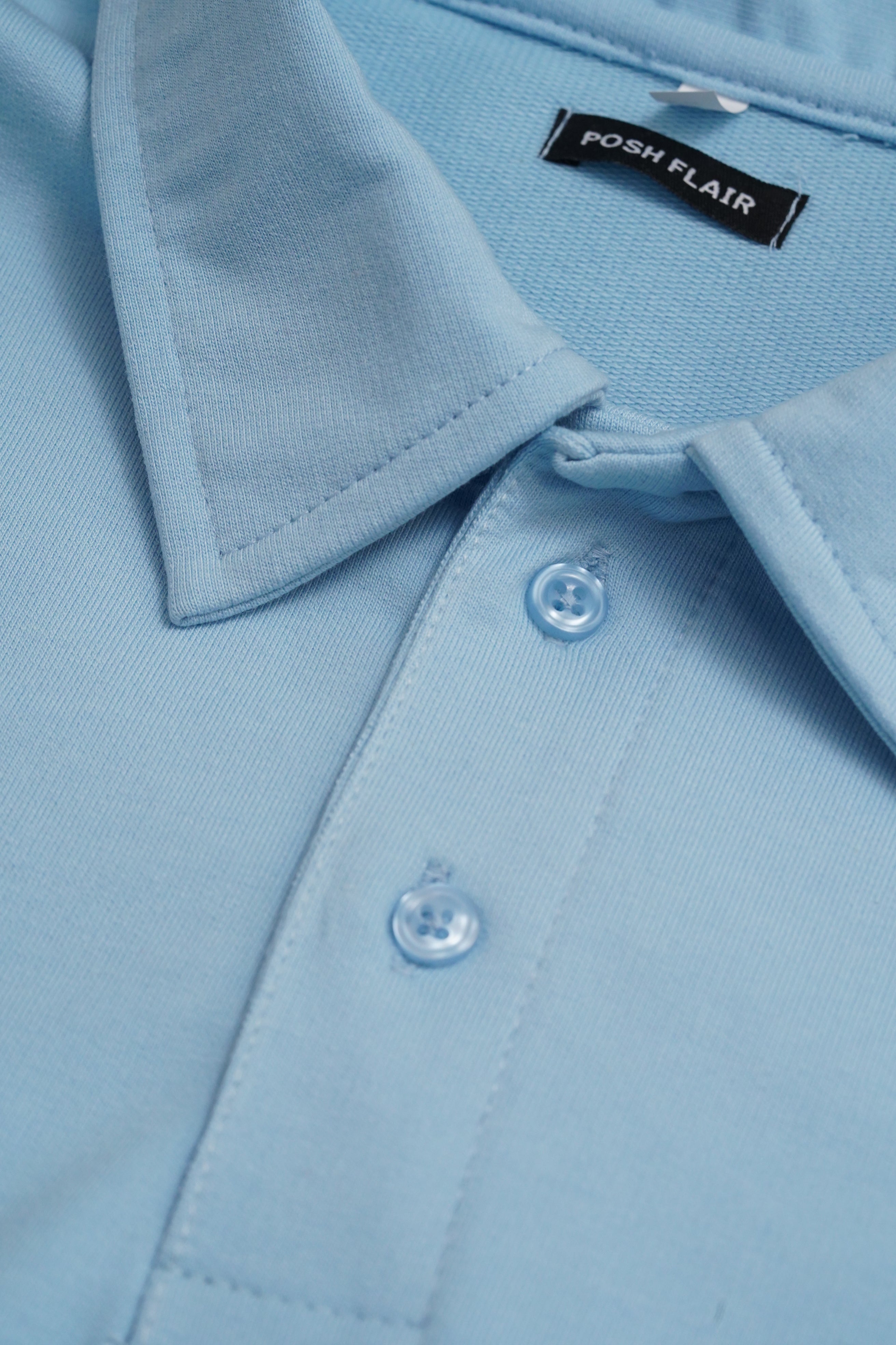 Men's Half Sleeve Poshflair Named Embroidery Polo t-shirt