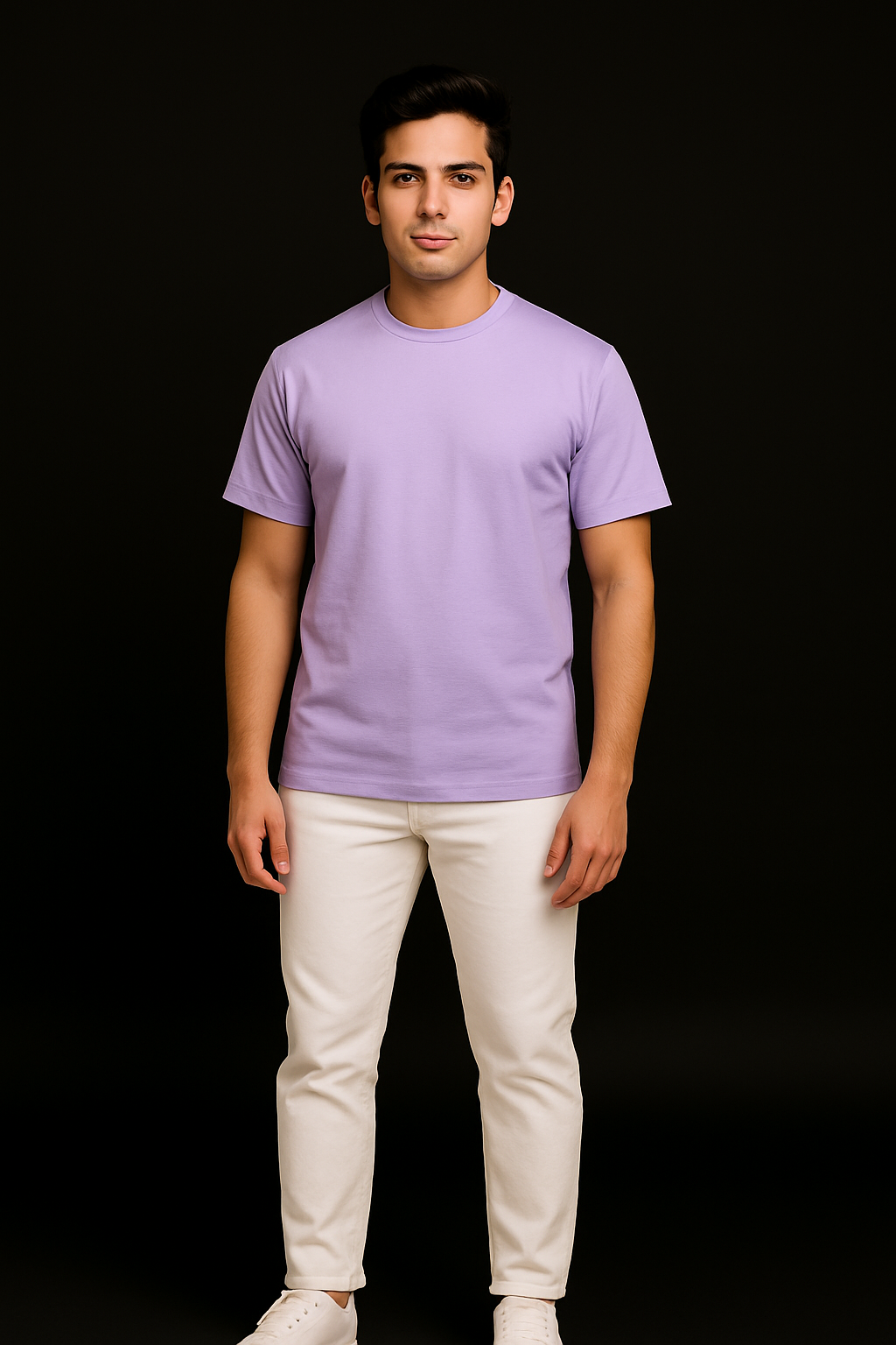 PoshFlair Classic Round Neck T-Shirt