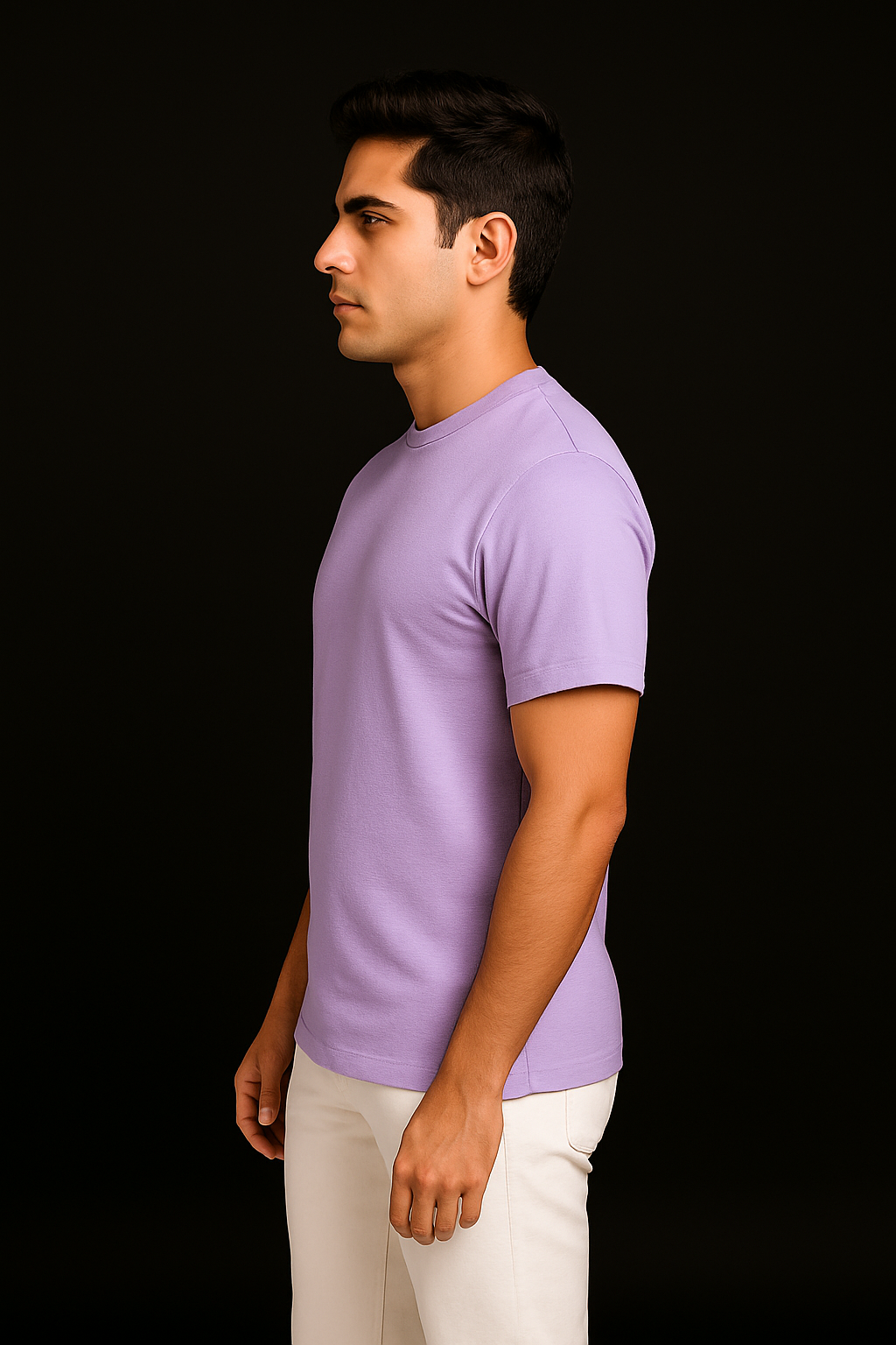 PoshFlair Classic Round Neck T-Shirt