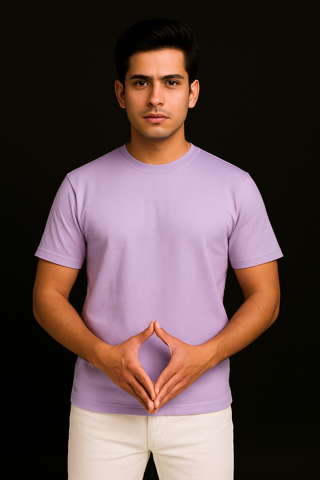 PoshFlair Classic Round Neck T-Shirt