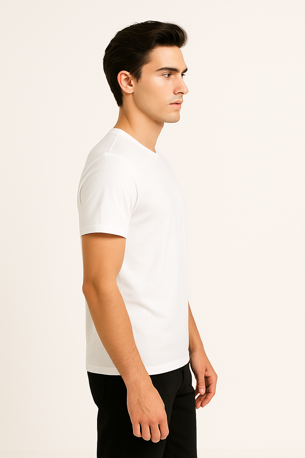 PoshFlair Classic Round Neck T-Shirt