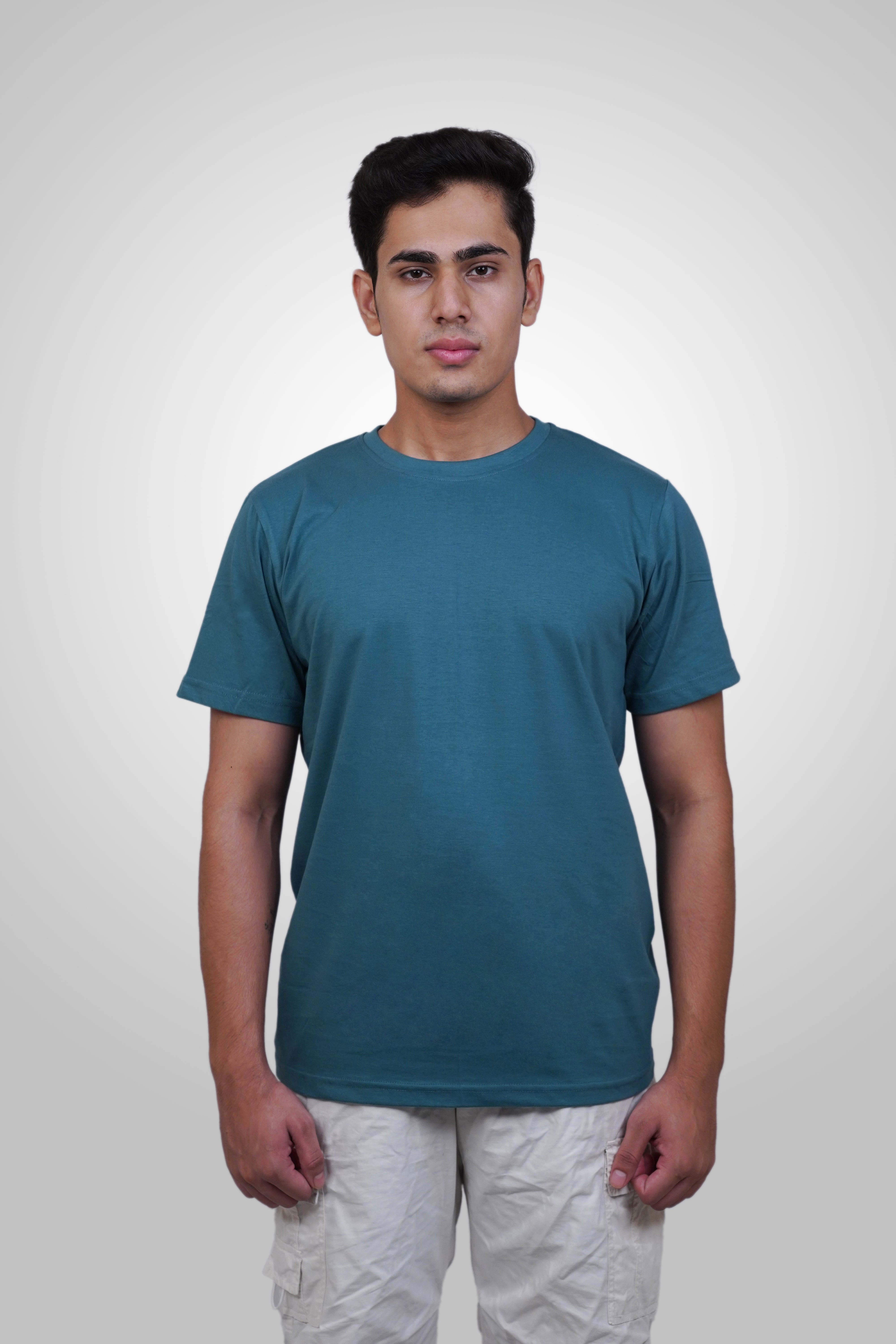 PoshFlair Classic Round Neck T-Shirt