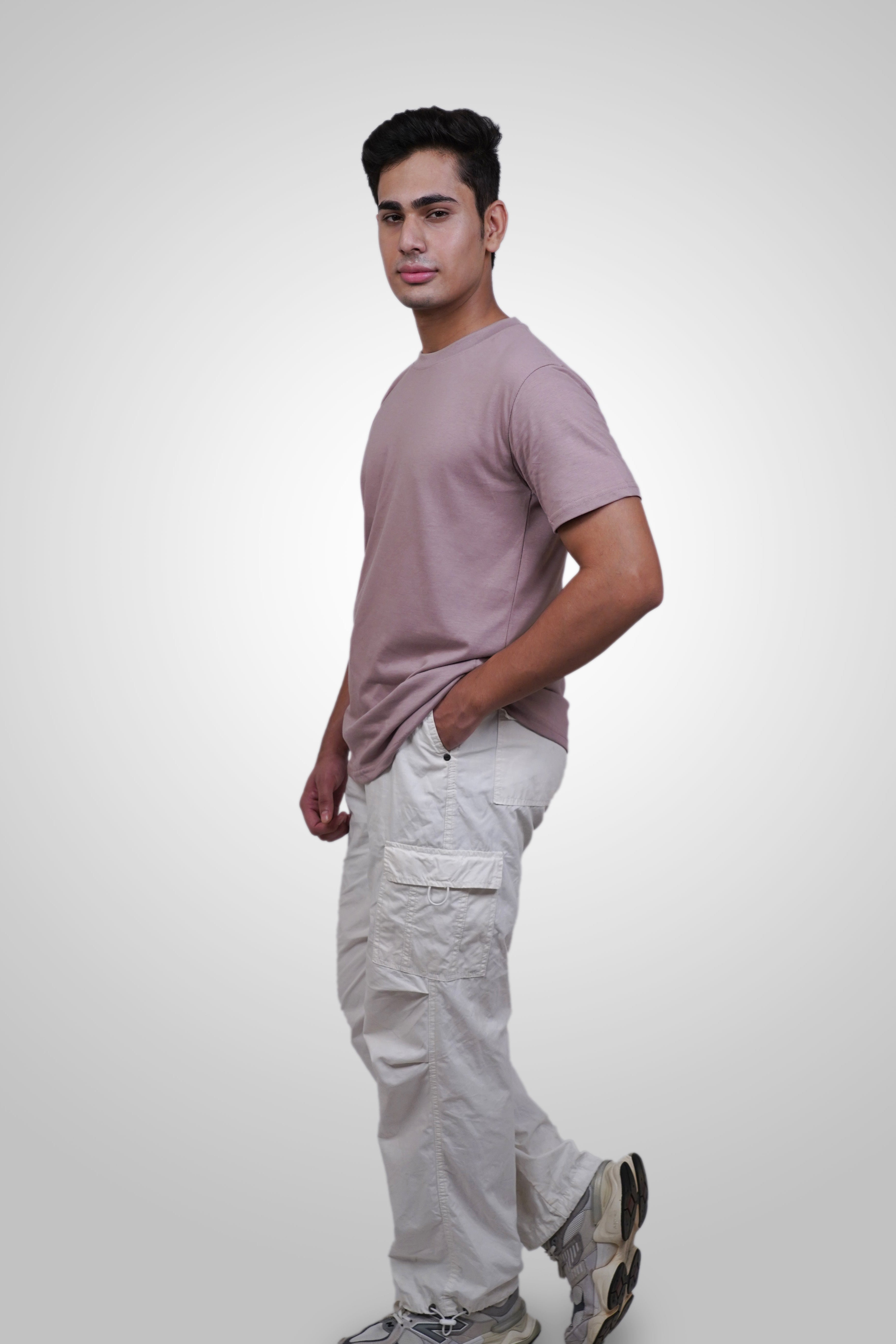 PoshFlair Classic Round Neck T-Shirt