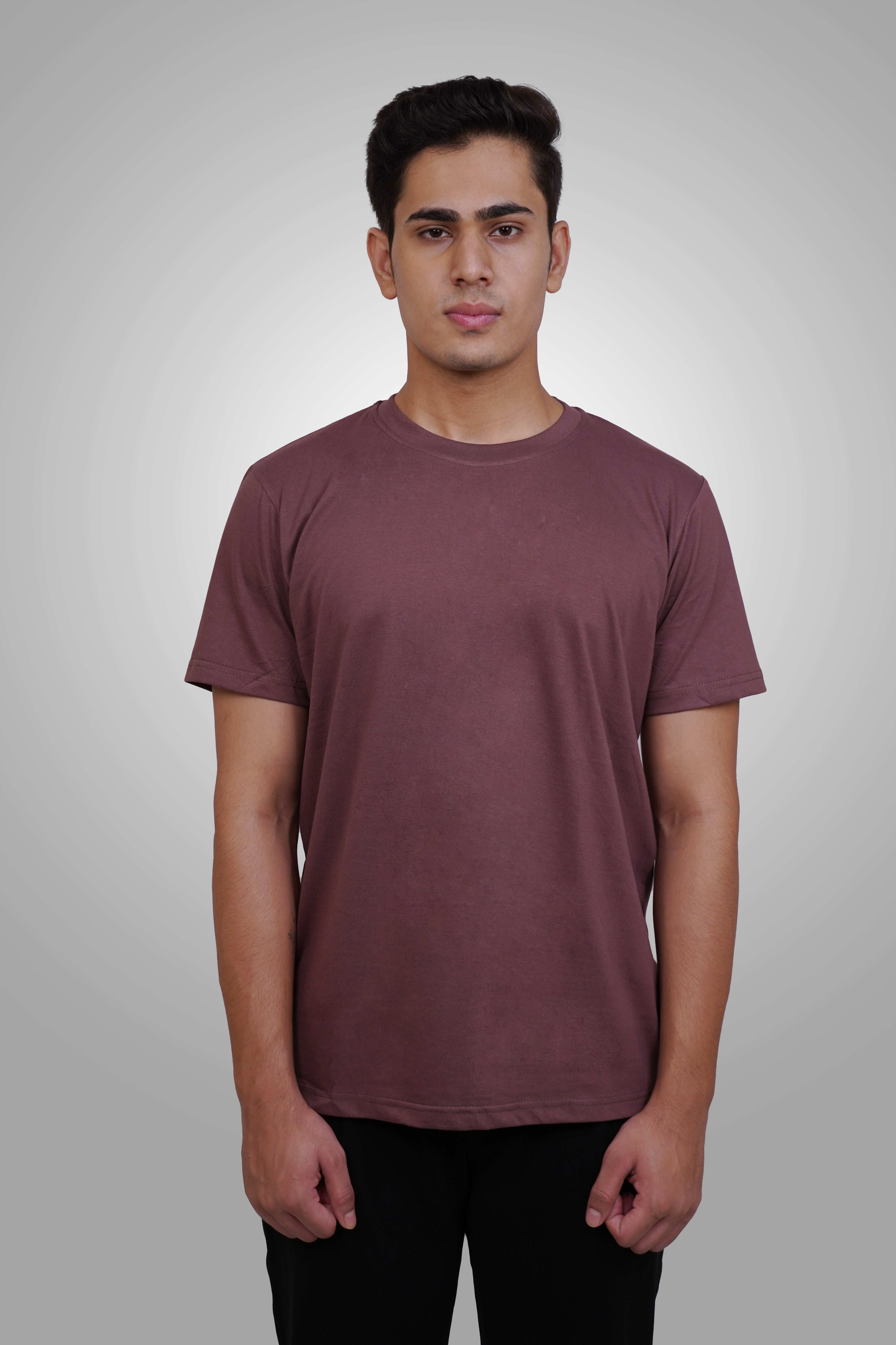 PoshFlair Classic Round Neck T-Shirt