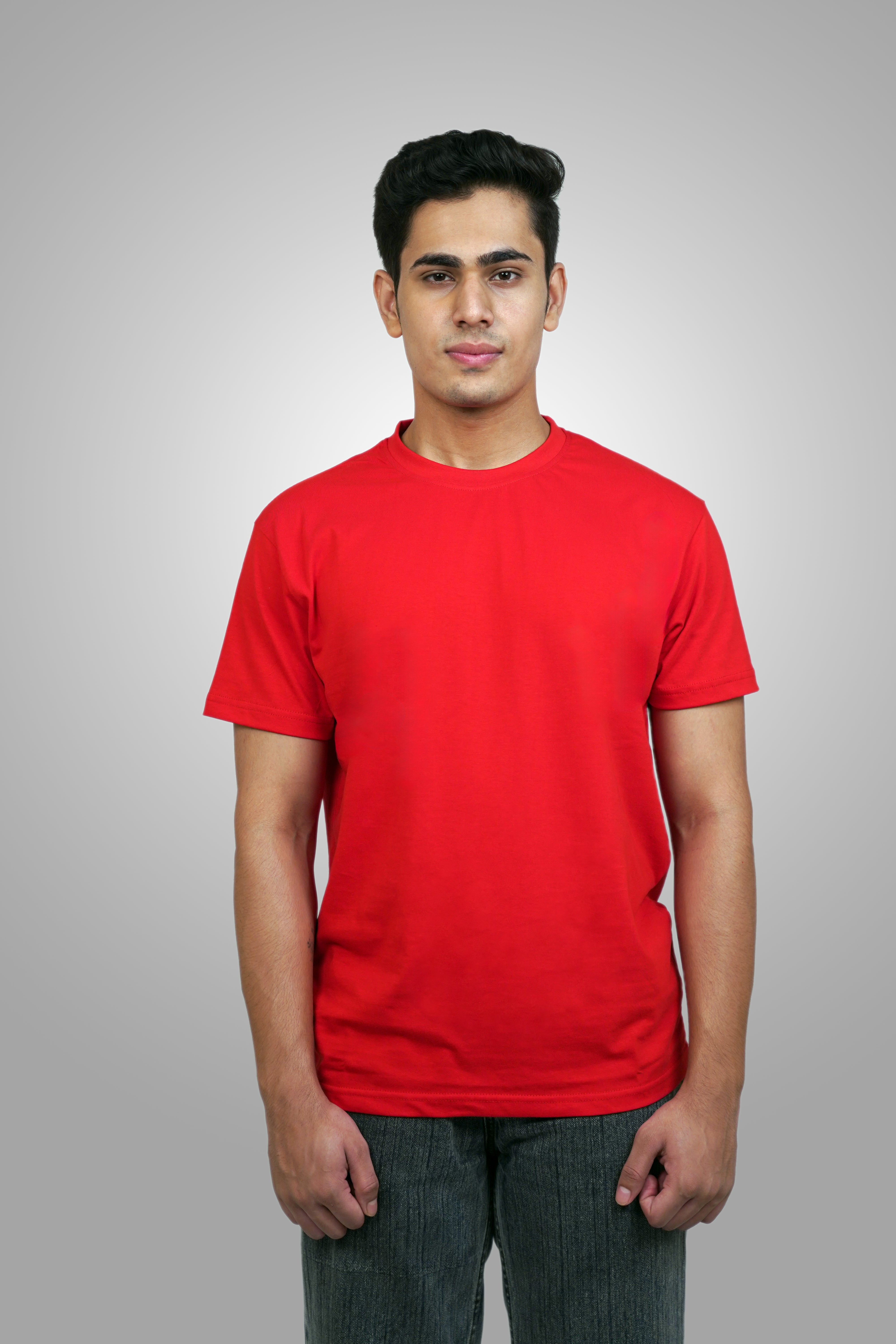 PoshFlair Classic Round Neck T-Shirt