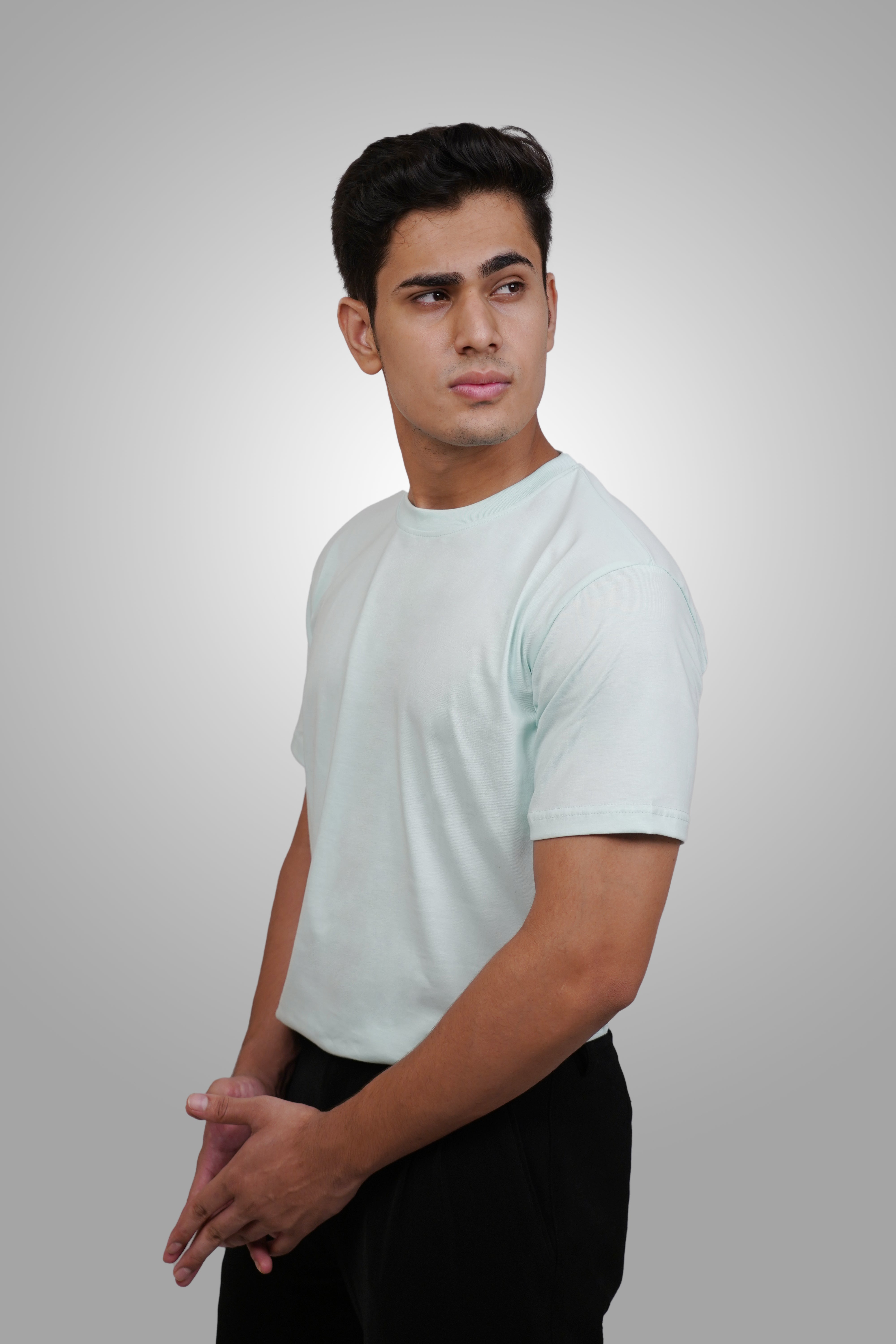 PoshFlair Classic Round Neck T-Shirt