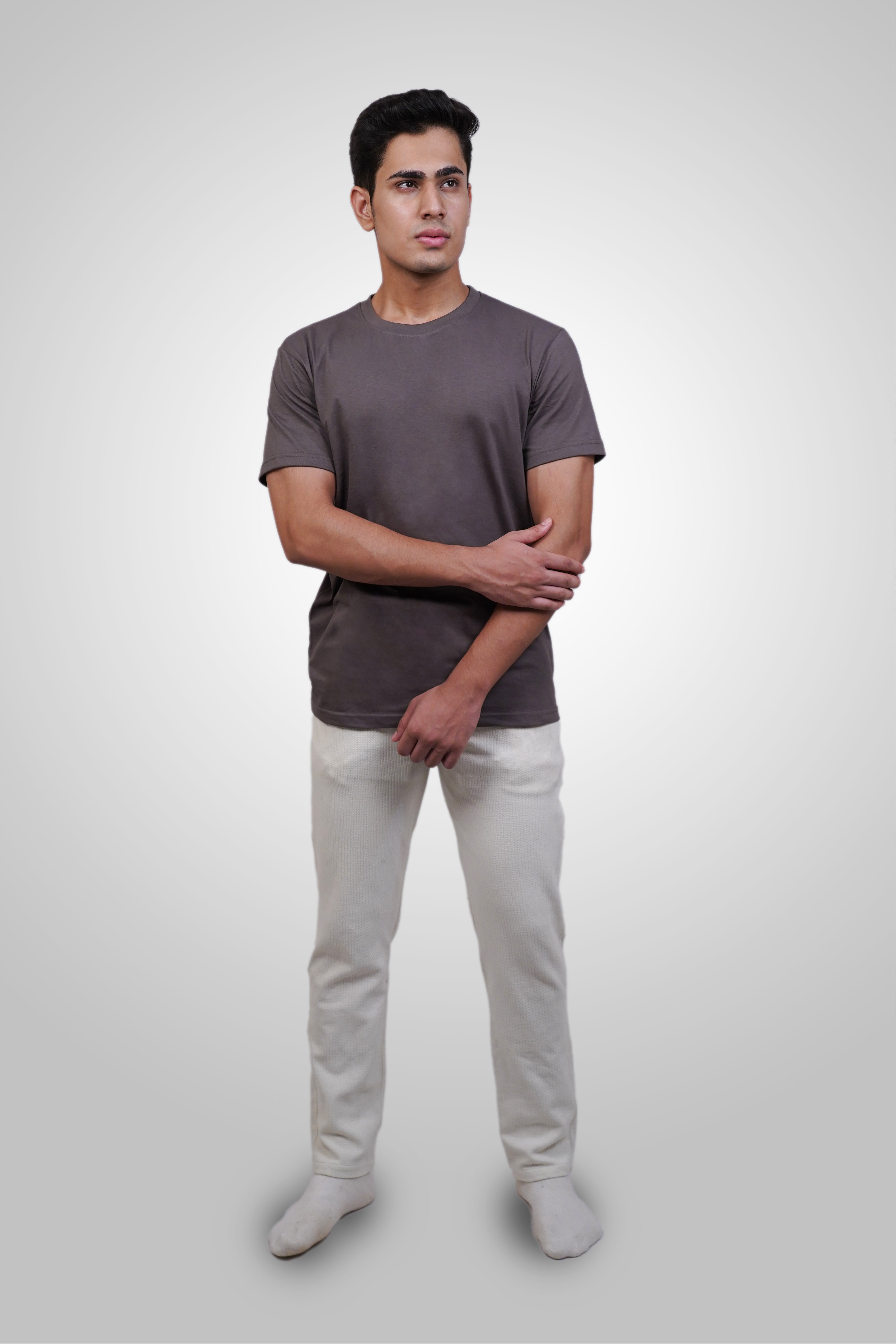 PoshFlair Classic Round Neck T-Shirt