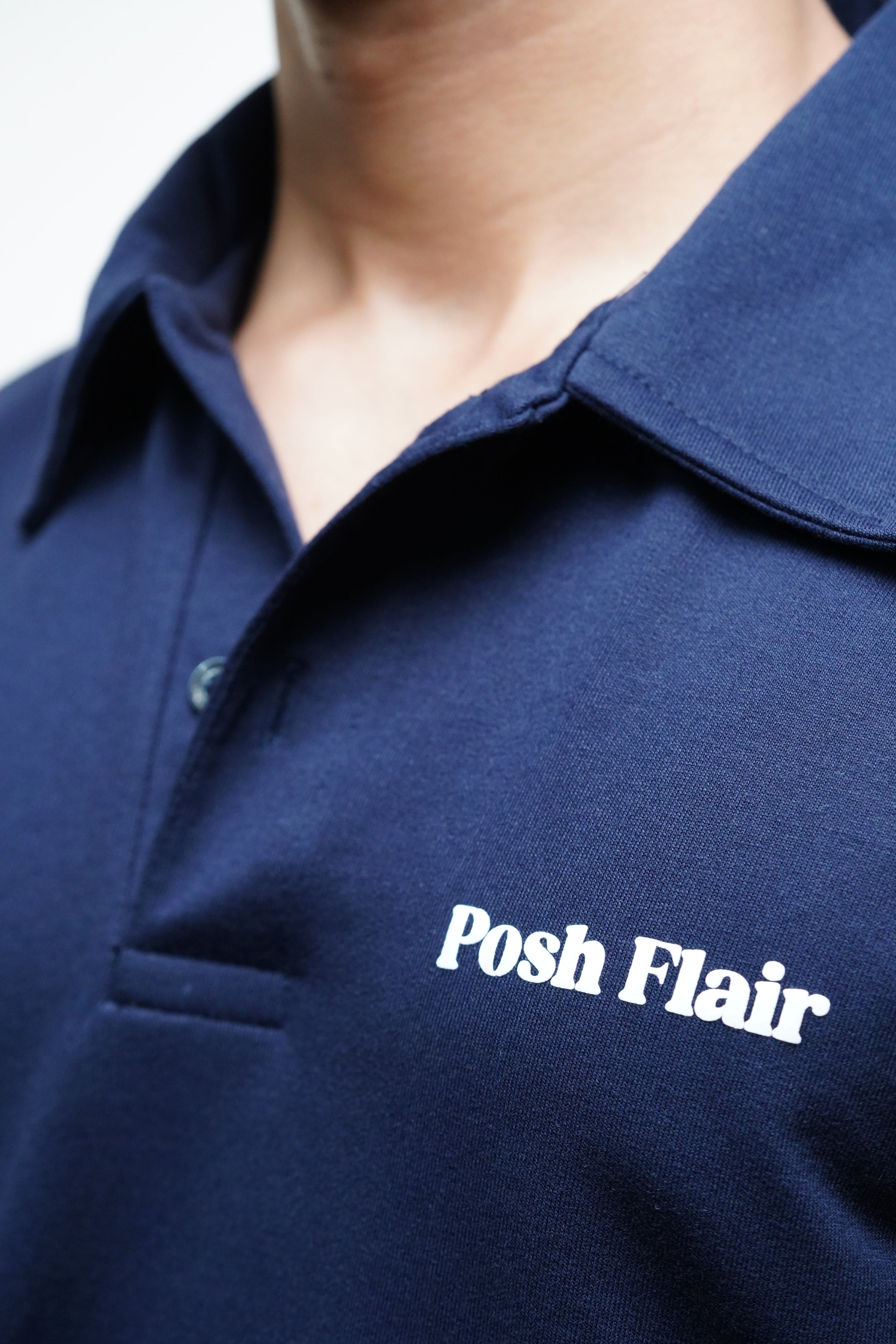 Men's Half Sleeve Poshflair Puff Polo t-shirt