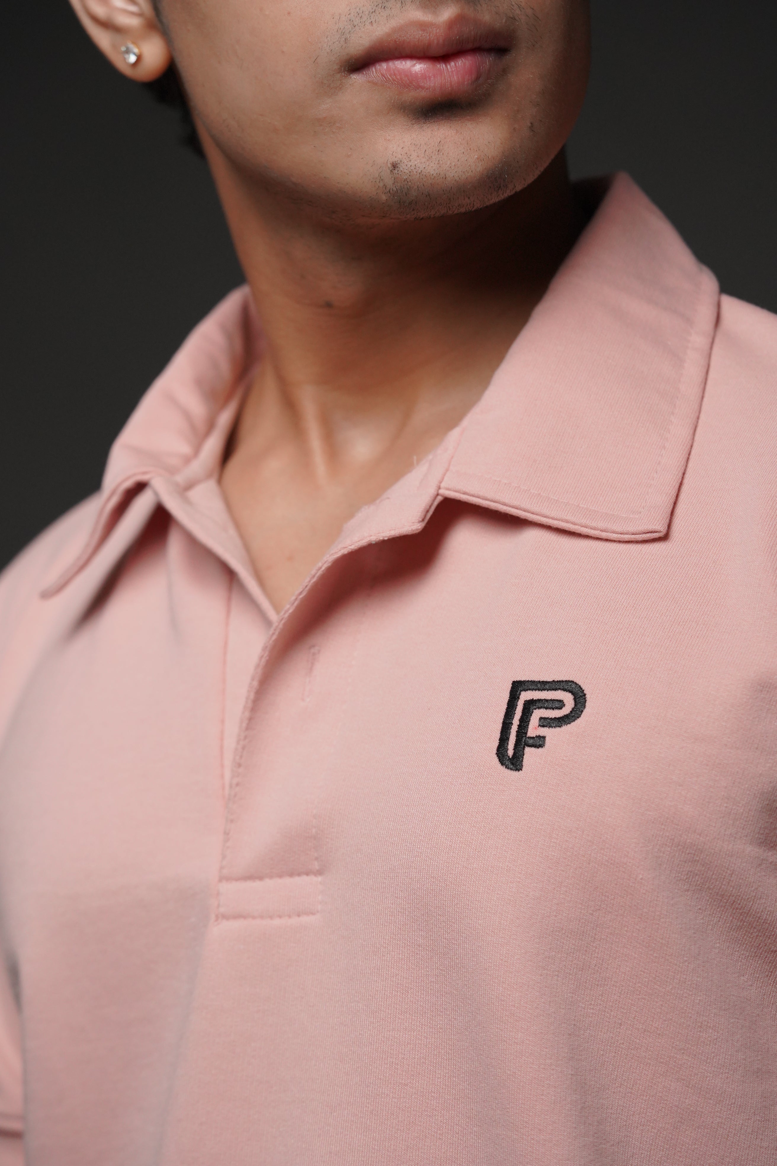 Men's Half Sleeve Poshflair Embroidery Polo t-shirt