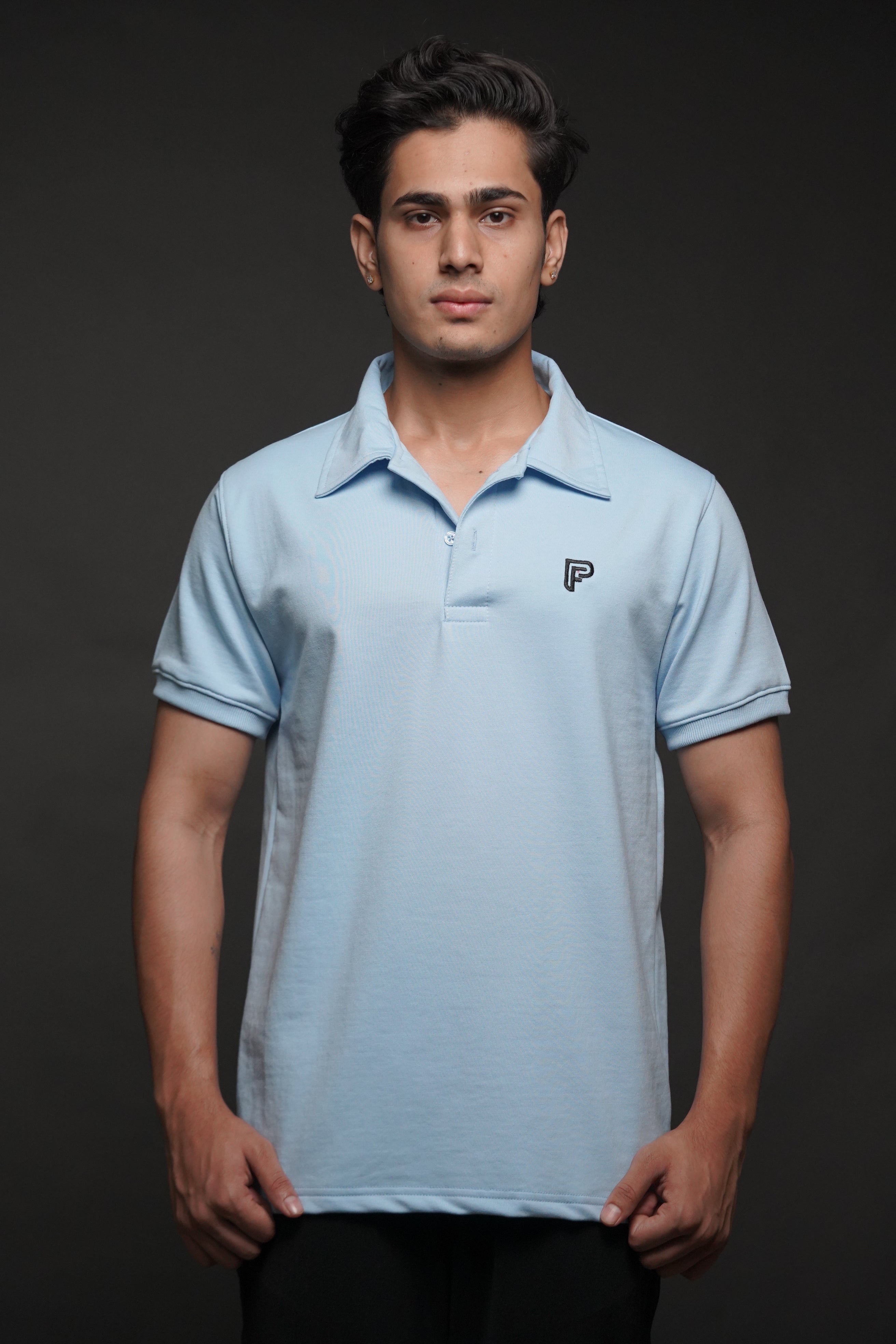 Men's Half Sleeve Poshflair Embroidery Polo t-shirt
