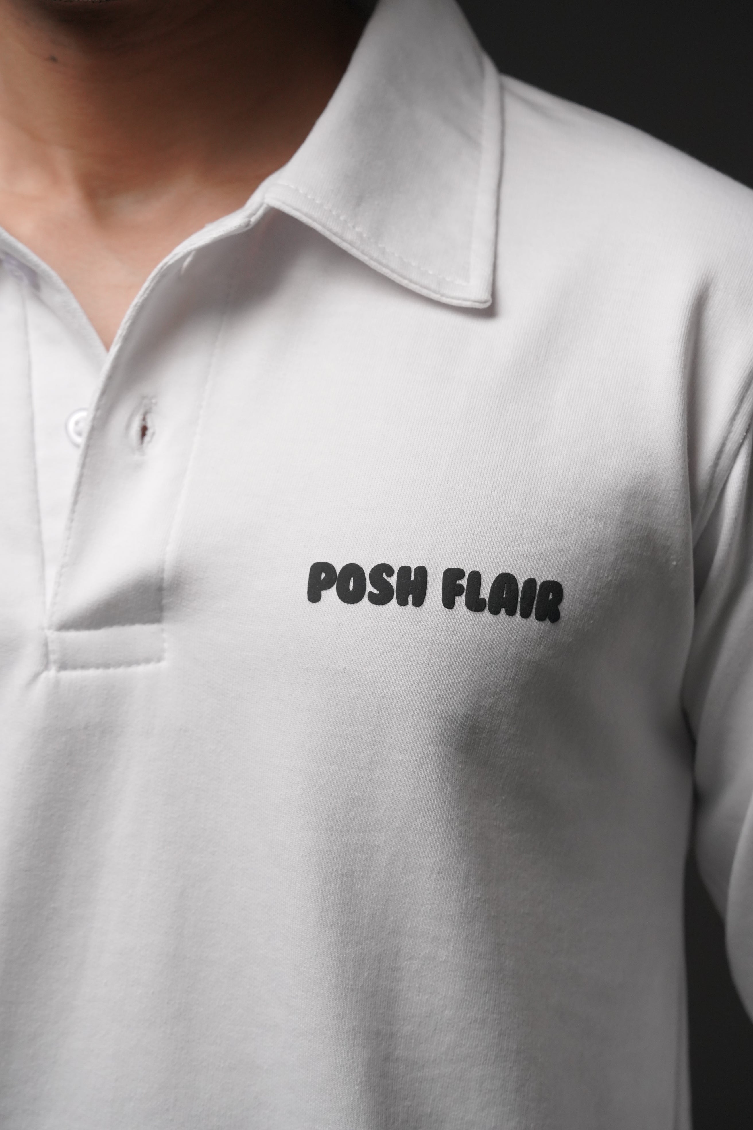Men's Full Sleeve's Polo Bubble Puff T-shirt
