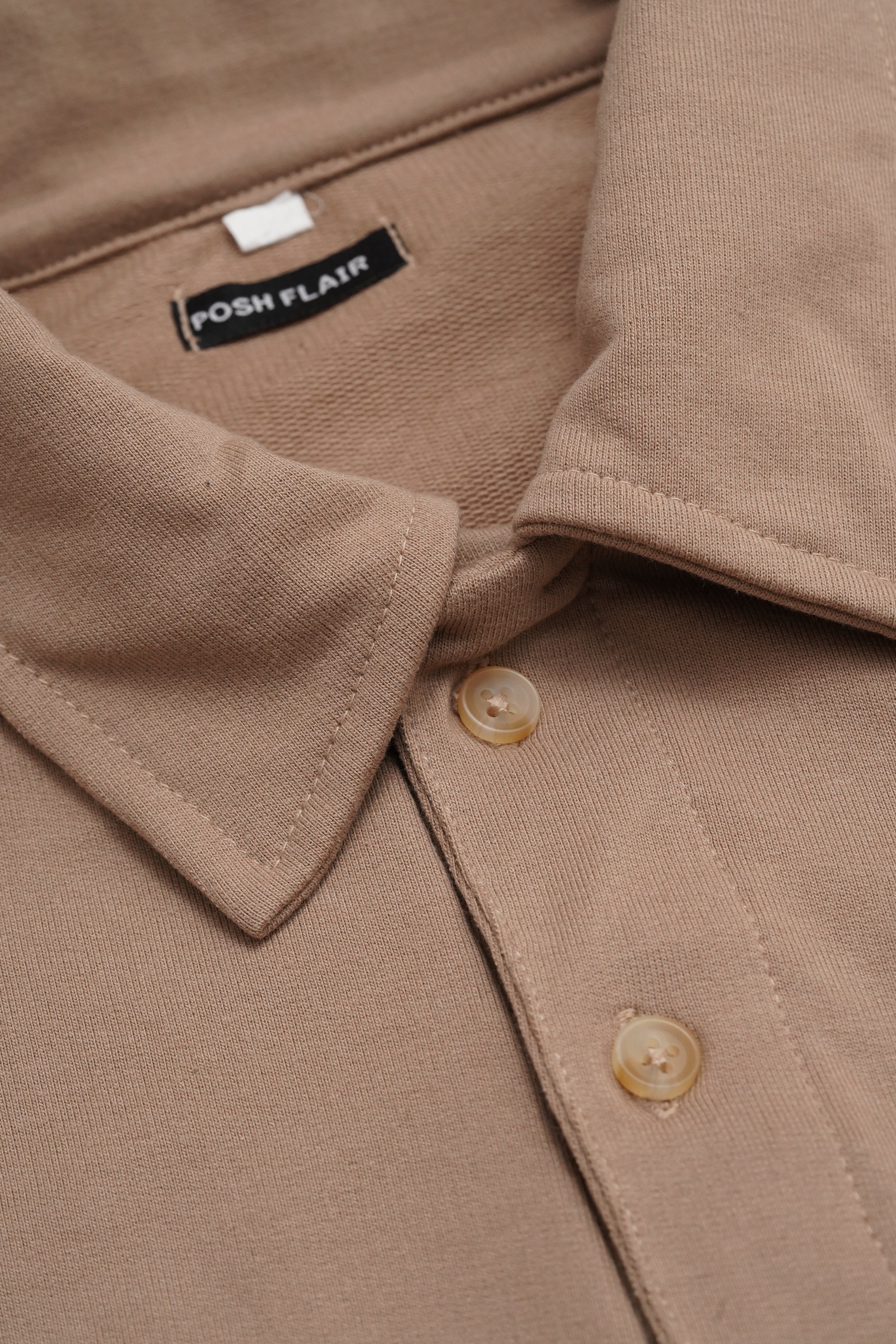 Men's Full Sleeve's Polo Puff T-shirt